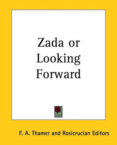 Cover image for Zada or Looking Forward