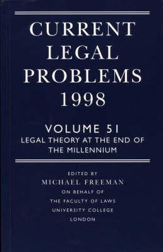 Cover image for Current Legal Problems 1998, Volume 51