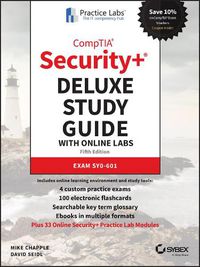 Cover image for CompTIA Security+ Deluxe Study Guide w Online Lab - Exam SY0-601 5e