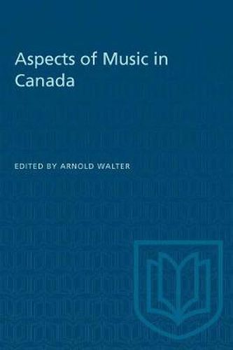 Cover image for Aspects of Music in Canada
