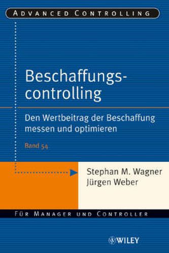 Cover image for Beschaffungscontrolling: Den Wertbeitrag der Beschaffung messen und optimieren