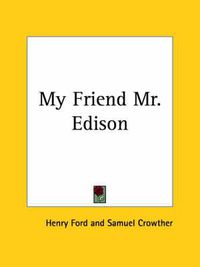 Cover image for My Friend Mr. Edison (1930)