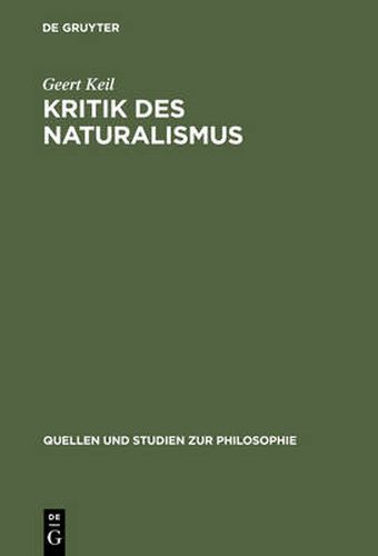 Cover image for Kritik Des Naturalismus