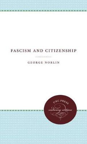 Cover image for Fascism and Citizenship