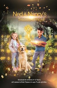 Cover image for Ned and Nancy's Treasure Hunt- Storybook for children( 8-12 Years) with awesome Brain Teasers & Logic Puzzles activities