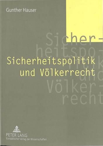 Cover image for Sicherheitspolitik Und Voelkerrecht