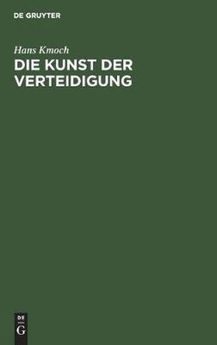 Cover image for Die Kunst Der Verteidigung