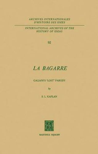 La Bagarre: Galiani's  Lost  Parody