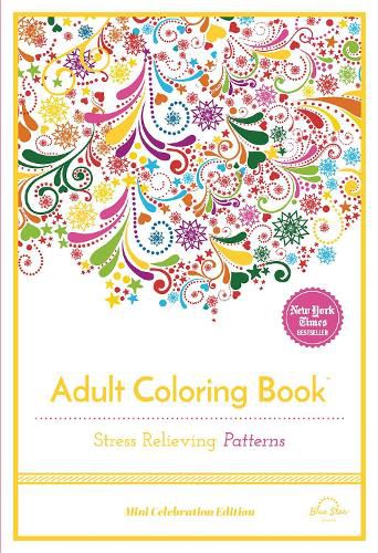 Stress Relieving Patterns: Adult Coloring Book, Mini Edition