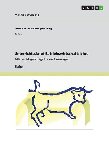 Cover image for Unterrichtsskript Betriebswirtschaftslehre