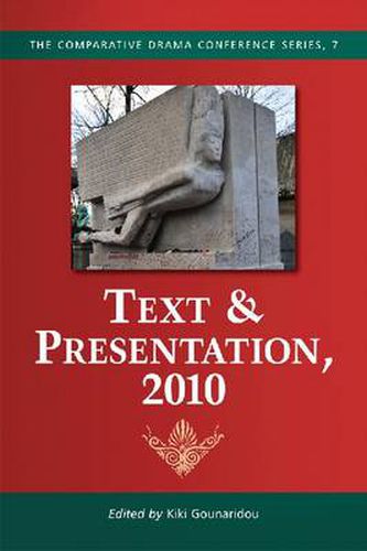 Cover image for Text & Presentation, 2010