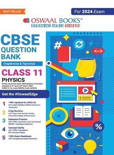 Cover image for Oswaal CBSE Class 11 Physics Question Bank (2024 Exam)