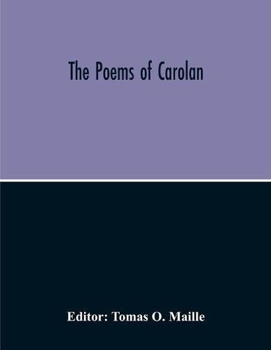 Cover image for The Poems Of Carolan