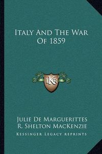 Cover image for Italy and the War of 1859