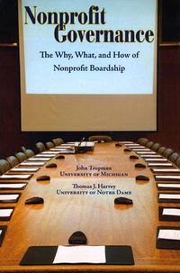 Cover image for Nonprofit Governance: The Why, What, and How of Nonprofit Boardship