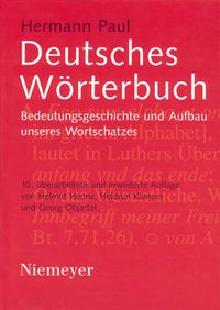 Cover image for Deutsches Woerterbuch: Bedeutungsgeschichte Und Aufbau Unseres Wortschatzes