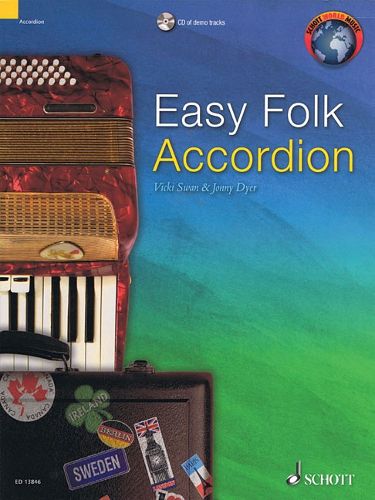 Cover image for Easy Folk Accordion: 29 Traditional Pieces