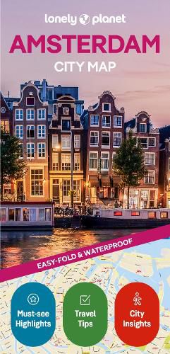 Cover image for Lonely Planet Amsterdam City Map