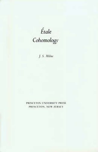 Cover image for Etale Cohomology