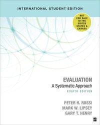 Cover image for Evaluation - International Student Edition: A Systematic Approach