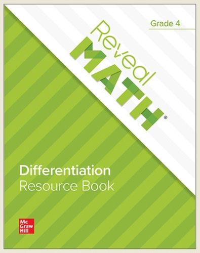 Cover image for Reveal Math Differentiation Resource Book, Grade 4