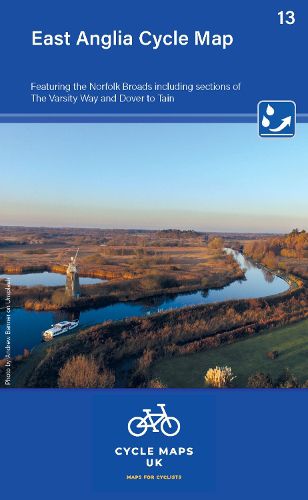 Cover image for East Anglia Cycle Map 13 2023