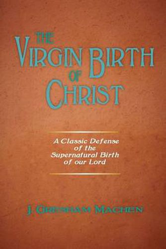 Cover image for The Virgin Birth of Christ