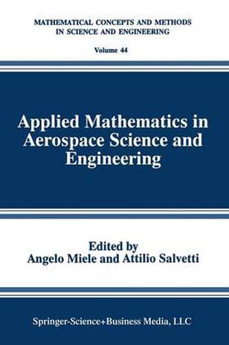 Cover image for Applied Mathematics in Aerospace Science and Engineering