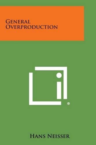 Cover image for General Overproduction
