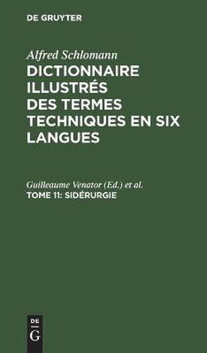 Cover image for Siderurgie