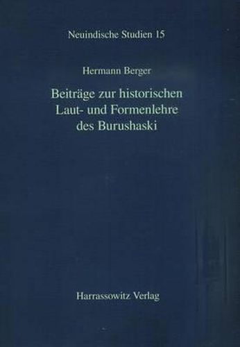 Cover image for Beitrage Zur Historischen Laut- Und Formenlehre Des Burushaski