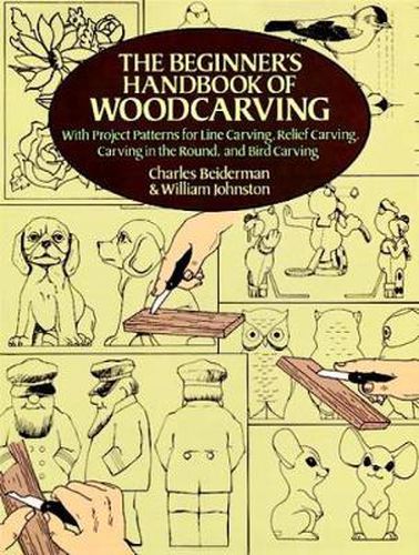 Cover image for The Beginner's Handbook of Woodcarvings