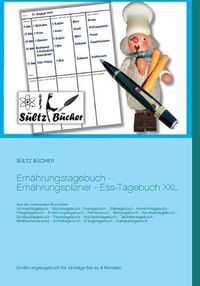 Cover image for Ernahrungstagebuch - Ernahrungsplaner - Ess-Tagebuch XXL