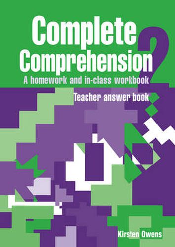 Cover image for Complete Comprehension 2 Teacher Answer Book : Teacher Answer Book