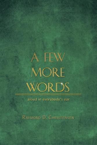 Cover image for A Few More Words