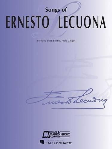 Cover image for Songs of Ernesto Lecuona