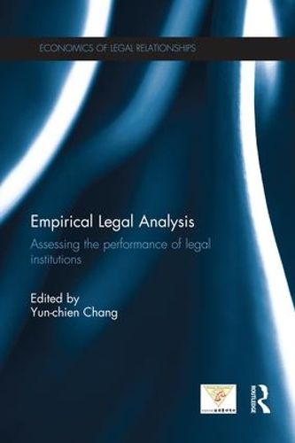 Cover image for Empirical Legal Analysis: Assessing the performance of legal institutions