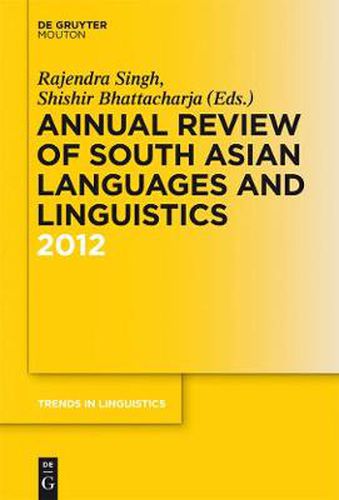 Cover image for Annual Review of South Asian Languages and Linguistics: 2012