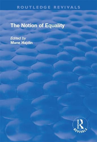 Cover image for The Notion of Equality