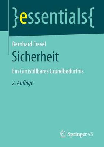 Cover image for Sicherheit: Ein (un)stillbares Grundbedurfnis