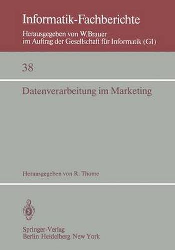 Cover image for Datenverarbeitung im Marketing: Heidelberg, 9.-10. Oktober 1980