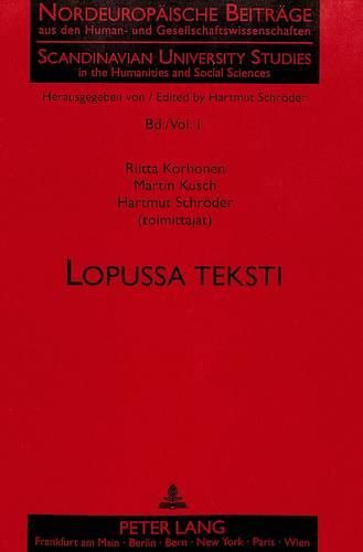 Cover image for Lopussa Teksti