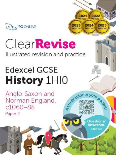 Cover image for ClearRevise Edexcel GCSE History 1HI0 Anglo-Saxon and Norman England, C1060-88