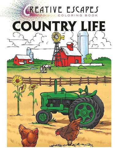 Cover image for Creative Escapes Coloring Book: Country Life