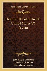 Cover image for History of Labor in the United States V2 (1918)