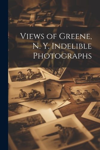 Cover image for Views of Greene, N. Y. Indelible Photographs