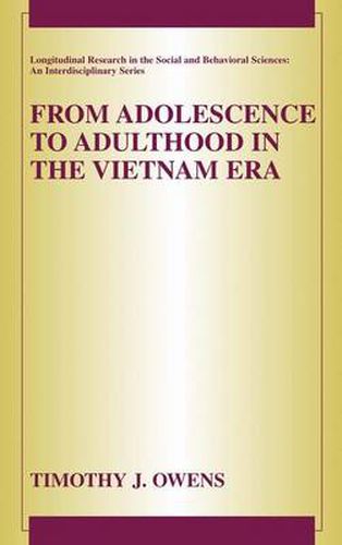 Cover image for From Adolescence to Adulthood in the Vietnam Era