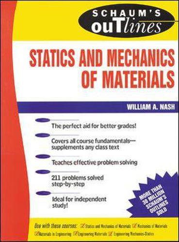 Cover image for Schaum's Outline Of Statics and Mechanics of Materials