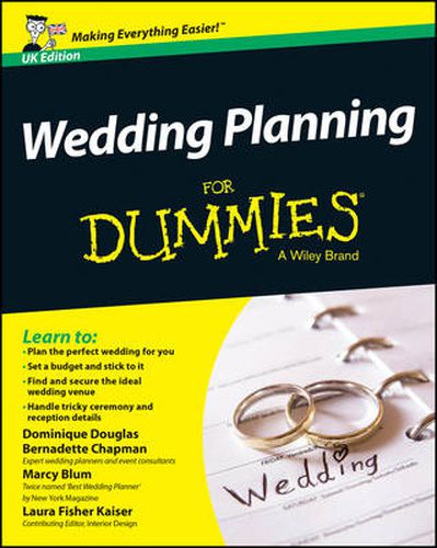 Cover image for Wedding Planning For Dummies