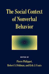 Cover image for The Social Context of Nonverbal Behavior